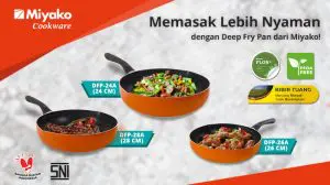 Memasak Lebih Nyaman dengan Deep Fry Pan dari Miyako!