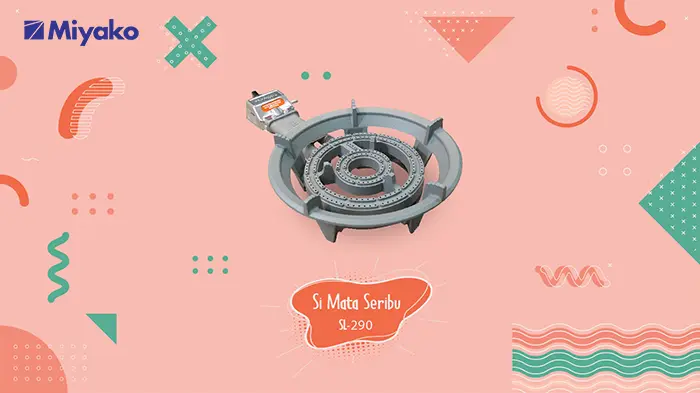 Gambar PILIH KOMPOR GAS KOMERSIL MIYAKO SI MATA SERIBU SL-290