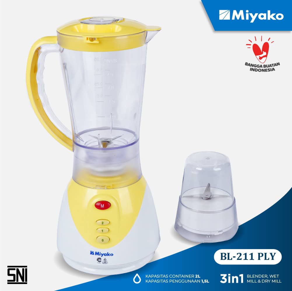 Gambar Blender Miyako BL-211 PLY Detail | Blender | Miyako Indonesia
