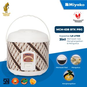 Gambar Magic Warmer Plus Miyako MCM-638 BTK PRG Detail | Magic Warmer Plus - Rice Cooker | Miyako Indonesia