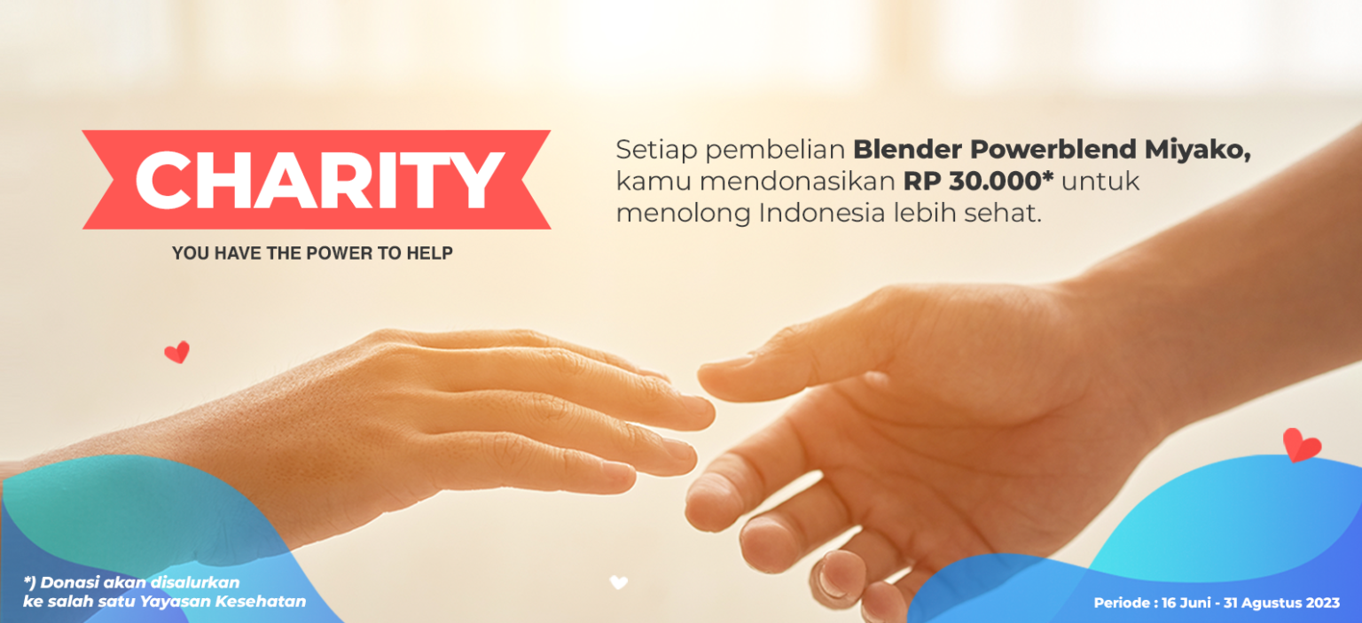 Membangun Indonesia Sehat Melalui Program Charity Miyako