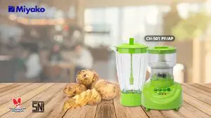 Membuat Masker Kentang dengan Miyako Chopper Blender