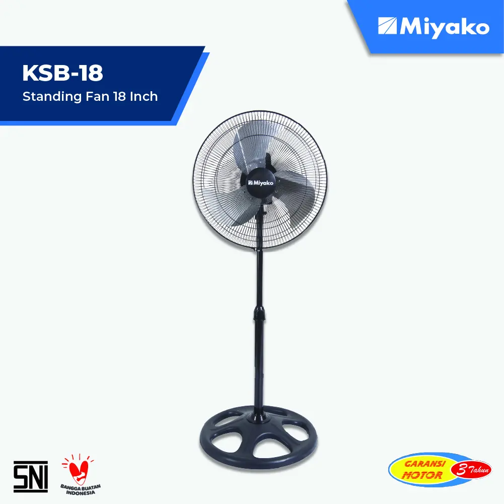 Gambar Electric Fan Miyako KSB-18 Detail | Industrial - Kipas Angin | Miyako Indonesia