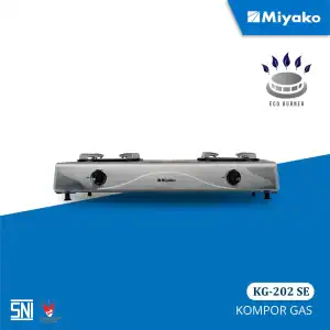 Gambar Kompor Gas Miyako KG-202 SE Detail | Dua Tungku - Kompor | Miyako Indonesia