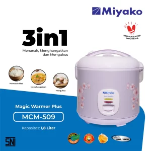 Gambar Magic Warmer Plus Miyako MCM-509 Detail | Magic Warmer Plus - Rice Cooker | Miyako Indonesia