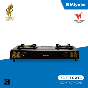 Gambar Kompor Gas Miyako KG-502 C WYG Detail | Dua Tungku - Kompor | Miyako Indonesia