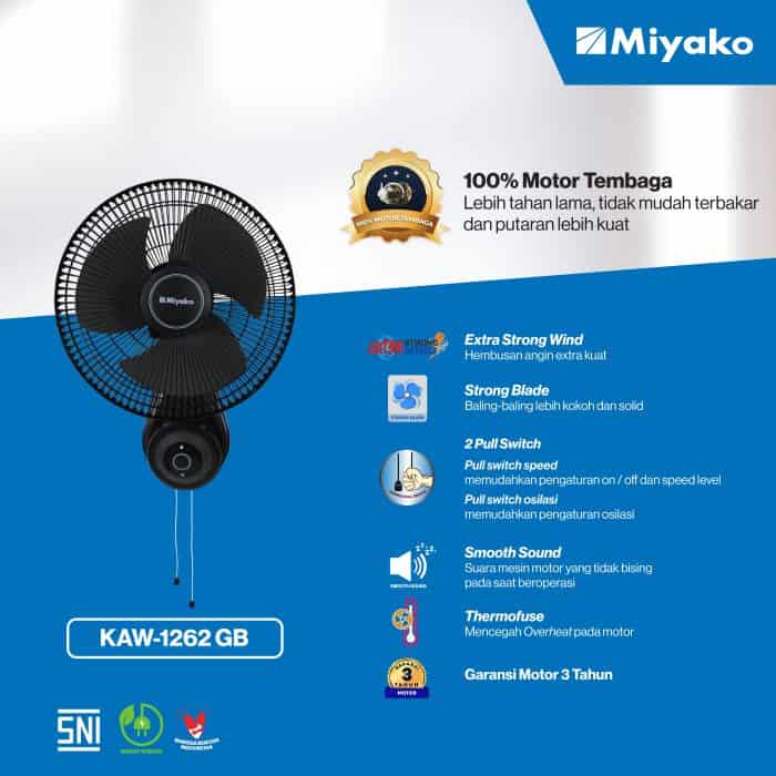 Kipas Angin Miyako KAW-1262 GB