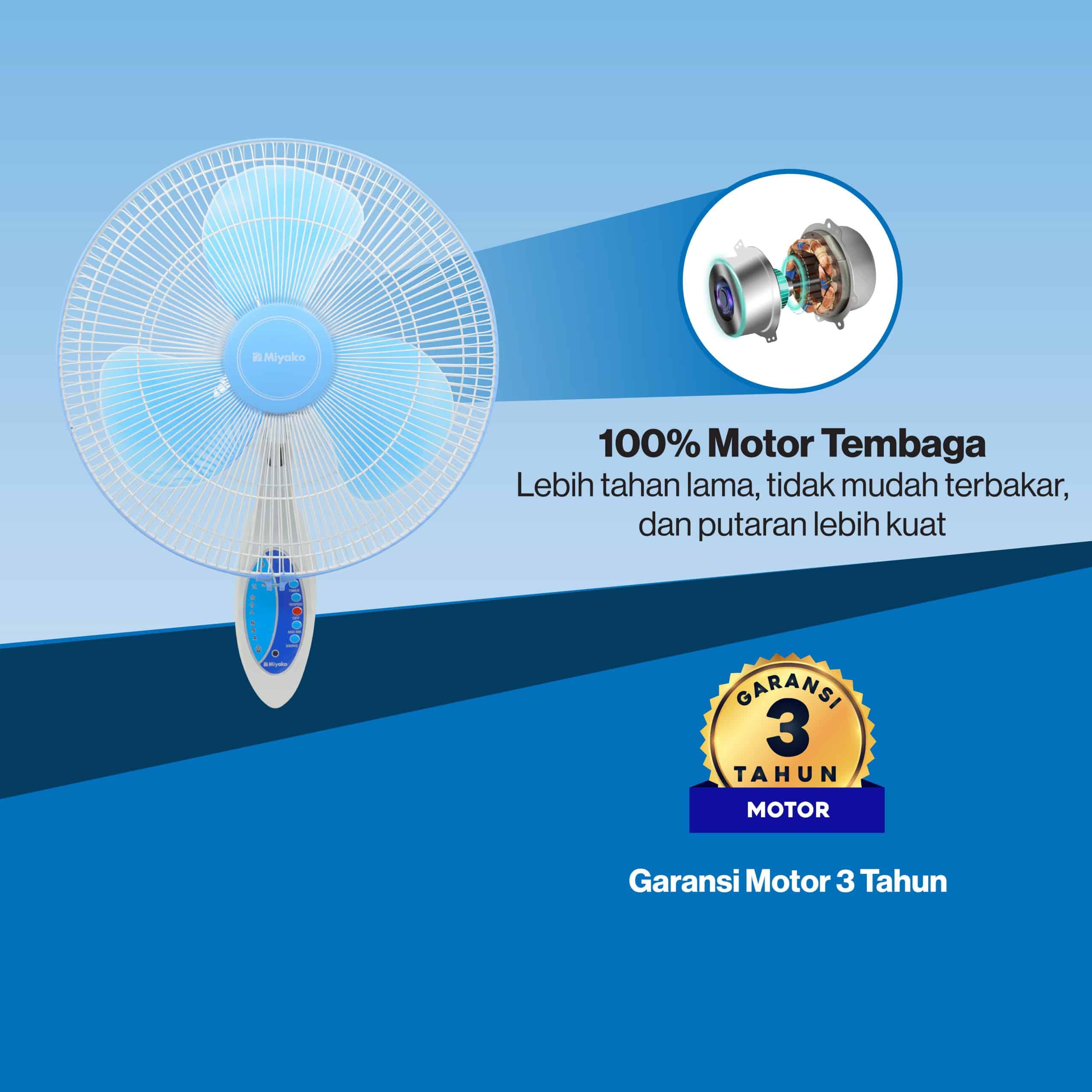 Kipas Angin Miyako KAW-1689 RC