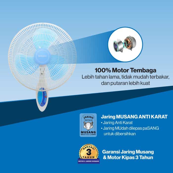 Kipas Angin Miyako KAW-1689 RC PL