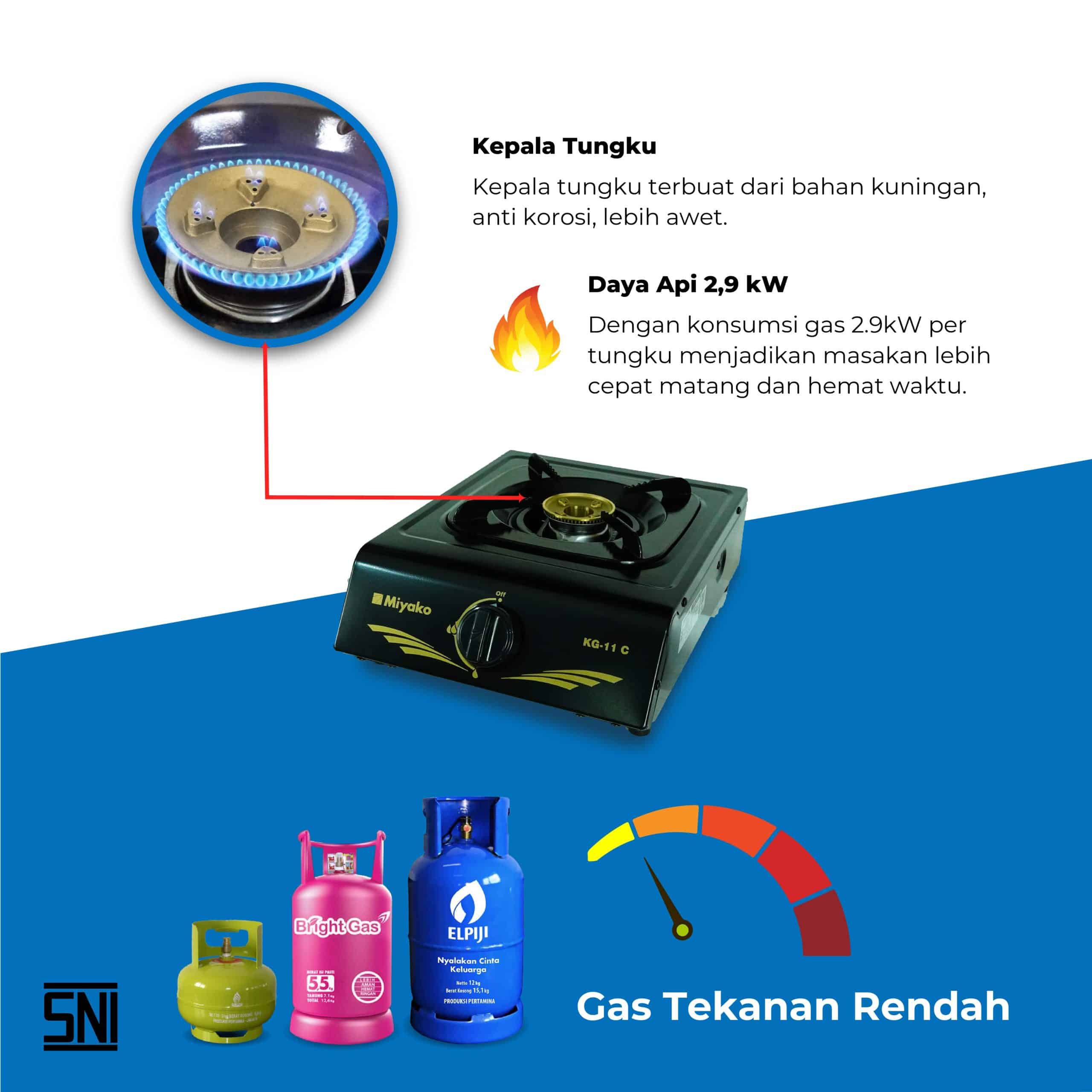 Kompor Gas Miyako KG-11 C
