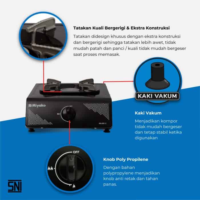 Kompor Miyako KG-201 C