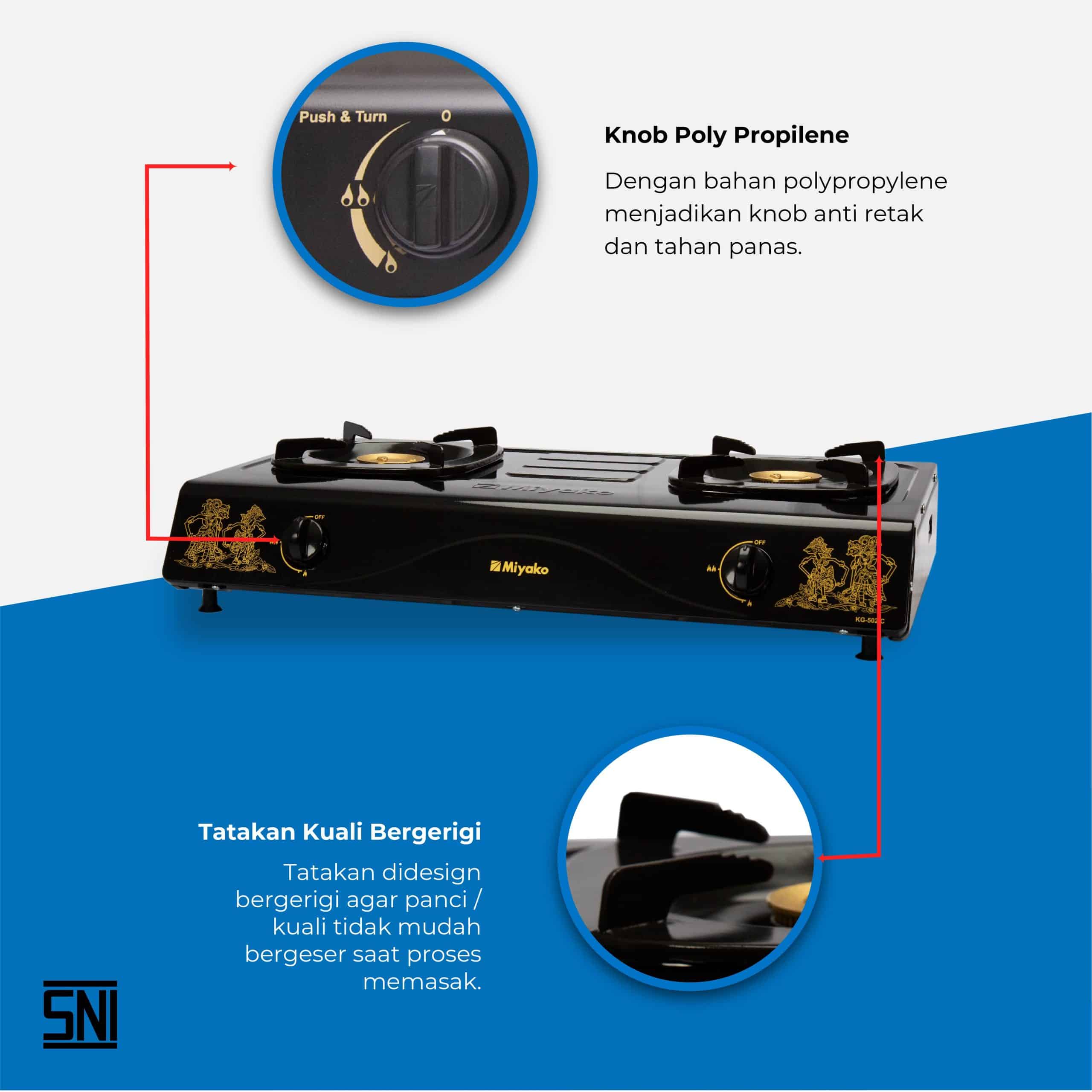 Kompor Gas Miyako KG-502 C WYG