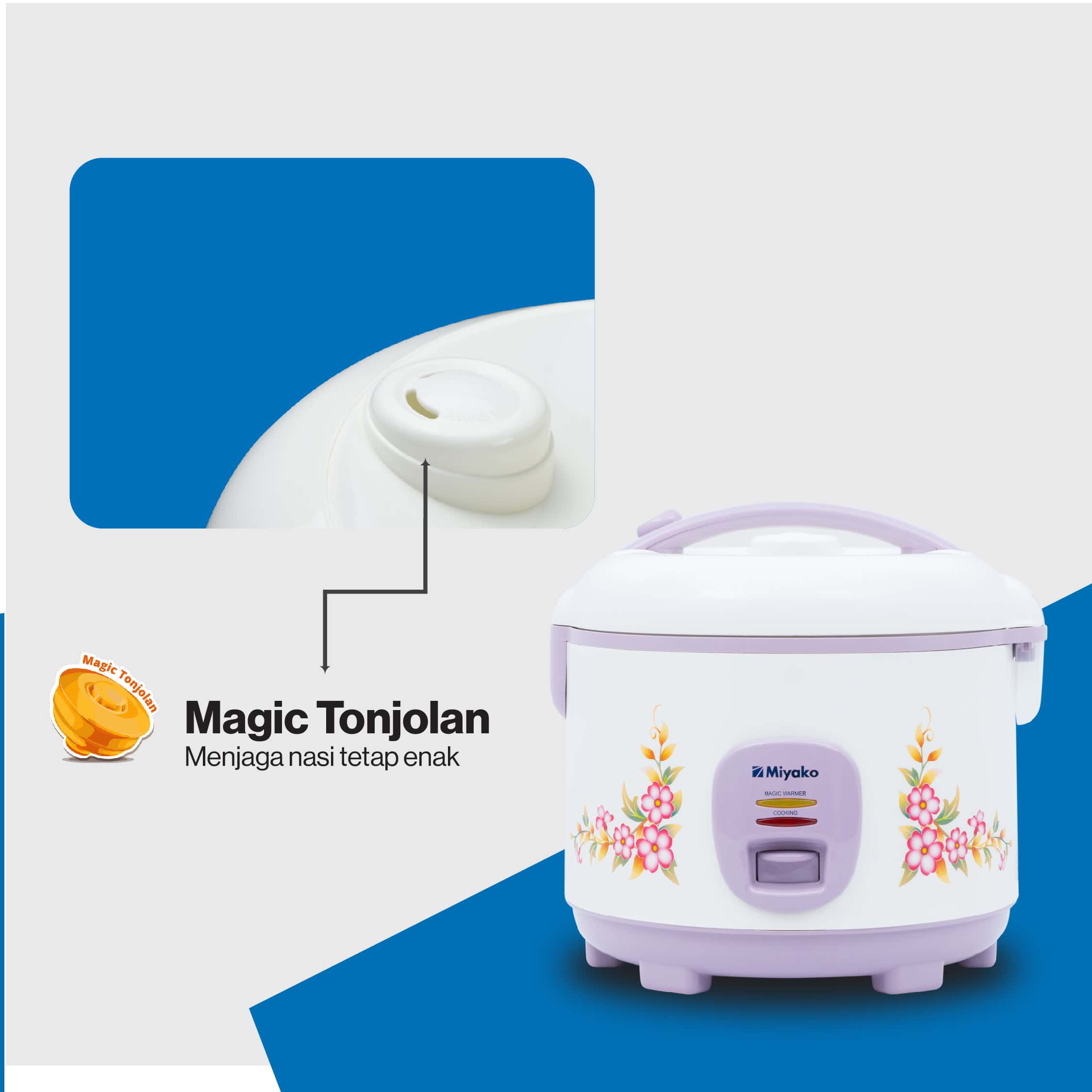 Rice Cooker Miyako MCM-509 TS