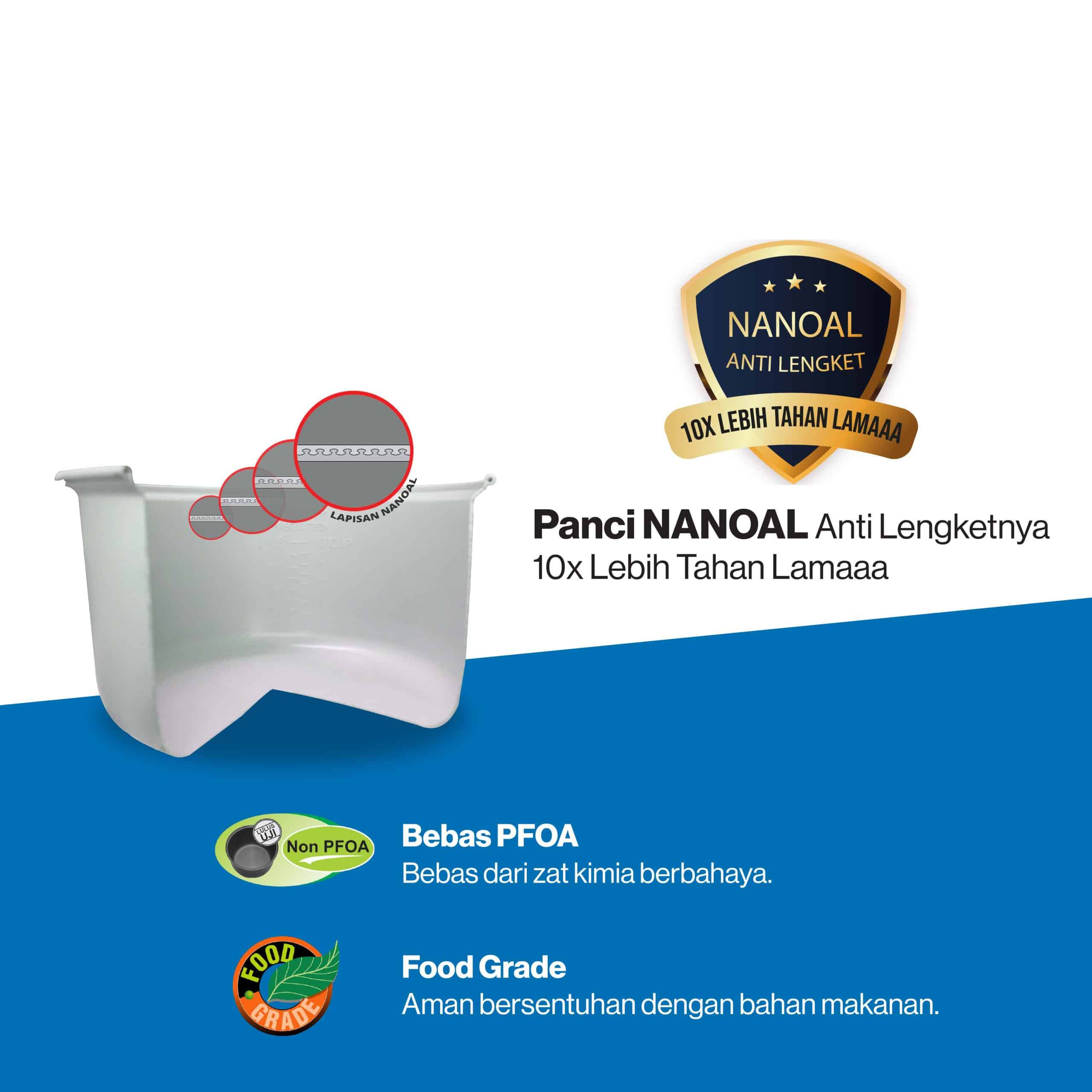 Rice Cooker Miyako MCM-586 SBC