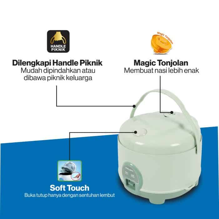 Rice Cooker Miyako MCM-586 SBC