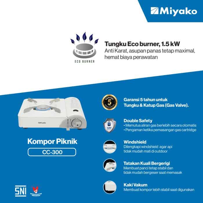 Kompor Piknik Miyako CC-300