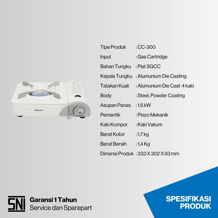 Kompor Piknik Miyako CC-300