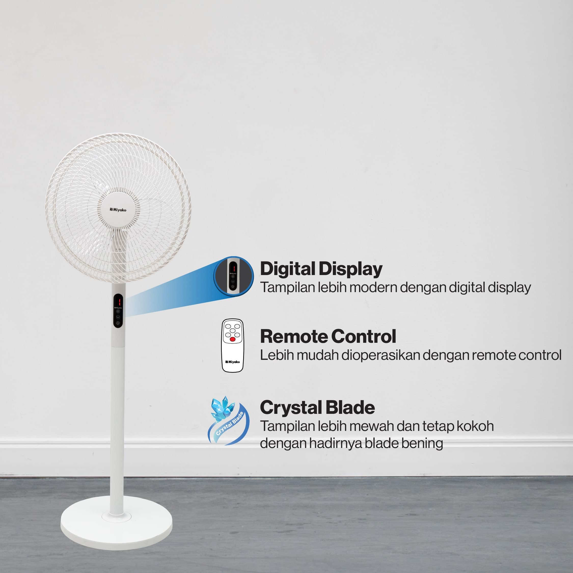 Kipas Angin Miyako KAS-1697 DRW
