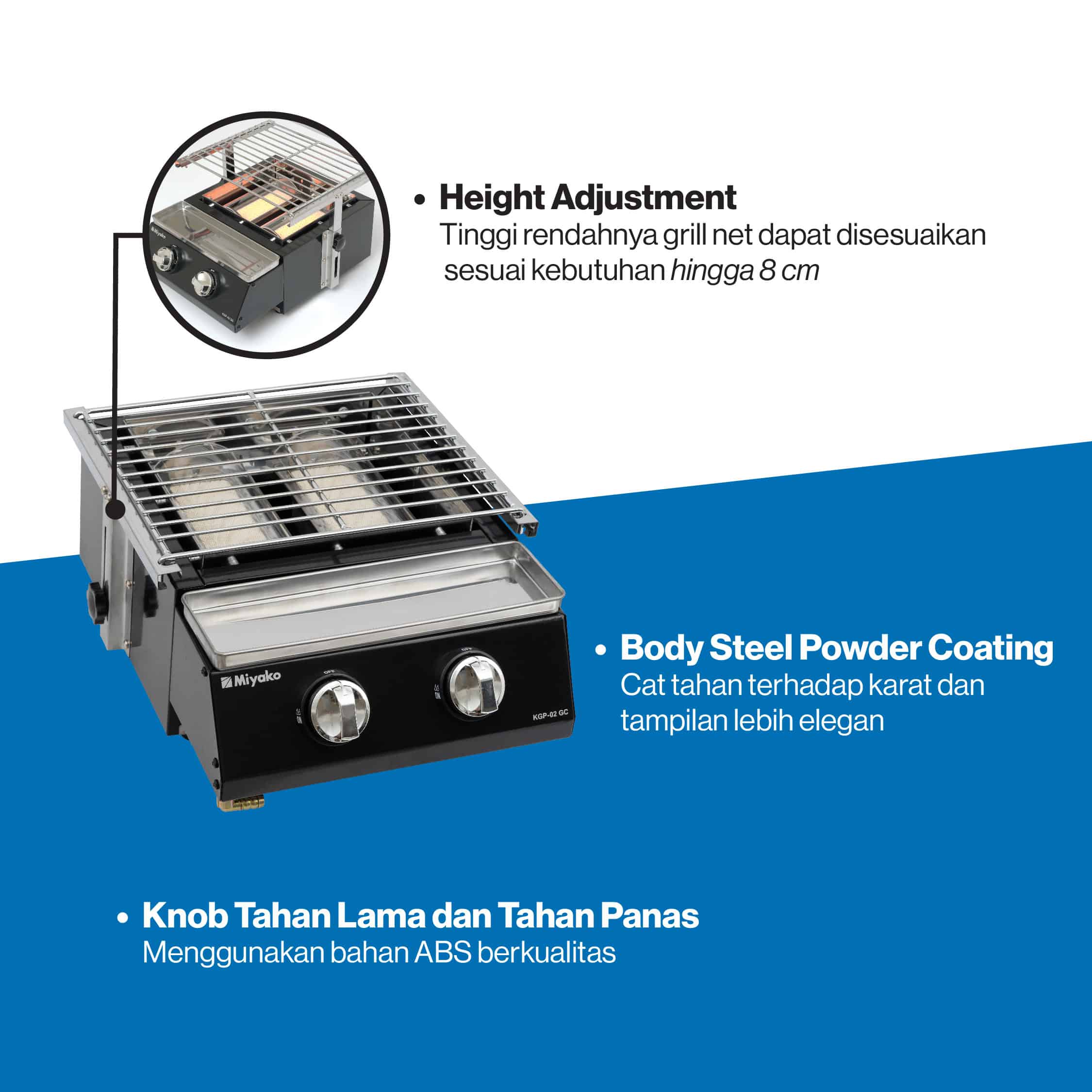 Kompor Miyako KGP-02 C